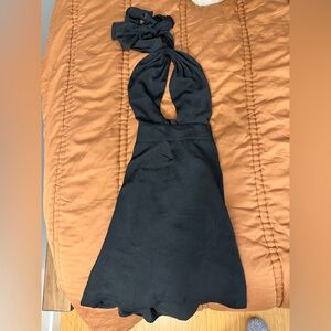 New w/ tag Banana Republic Black Satin Dress